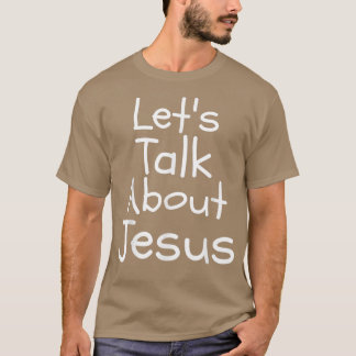 Lasse reden über Jesus Funny T T-Shirt