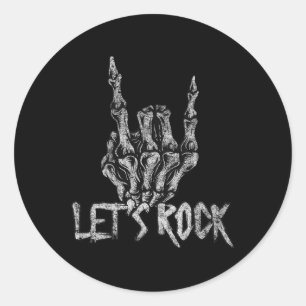 Lasse Rock Band T-Shirts für Frauen Rock and Roll  Runder Aufkleber