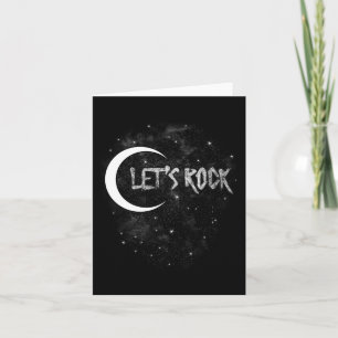 Lasse Rock on Rock Star Moon mit Stars Concert Byn Karte