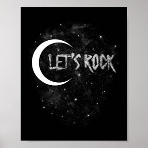 Lasse Rock on Rock Star Moon mit Stars Concert Byn Poster