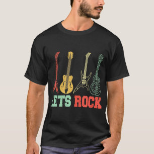 Lasse Rock Rock'n'Roll Guitar Retro T-Shirt