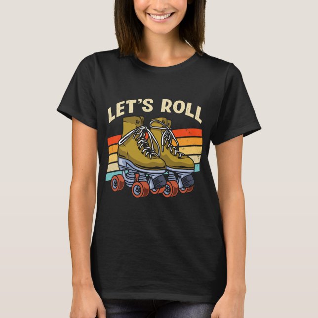Lasse Roll Unicorn Skaten Skater Skate T-Shirt (Vorderseite)