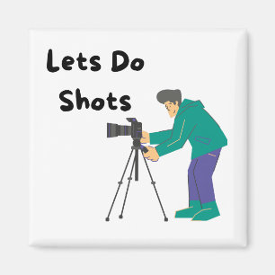 Lasse Shots mit Fotografen und Kameras Magnet