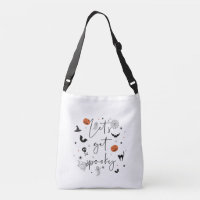 Lasse sich unheimlich Halloween-Crossbody-Tasche