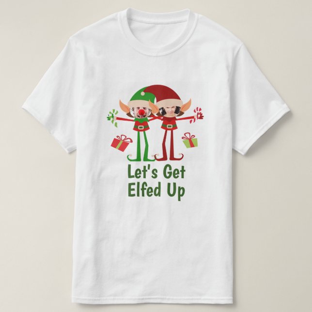 Lasse Weihnachts-Spaß Personalisiert erledigen T-Shirt (Design vorne)
