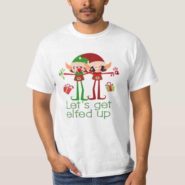 Lasse Weihnachts-Spaß Personalisiert erledigen T-Shirt (Vorderseite)