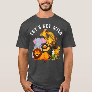 Lasse Wildtiere im Zoo Safari Party Day T-Shirt