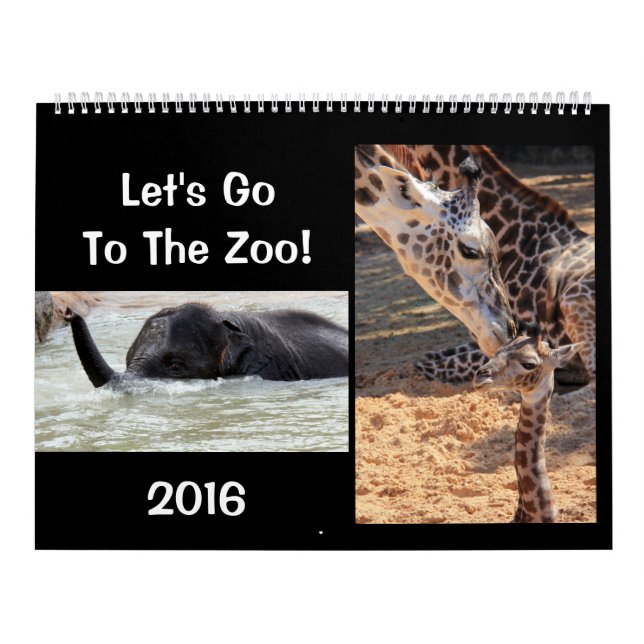 Lasse zum Zoo! Fun Animal Kalender (Titelbild)