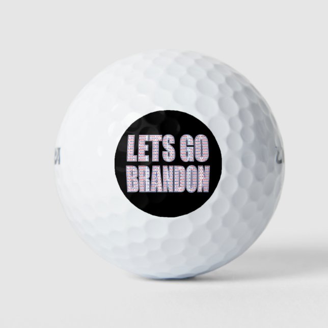 LASSEN-GO-BRANDON-Whiteeps Golfball (Vorderseite)