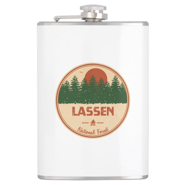 Lassen National Forest Flachmann (Vorderseite)