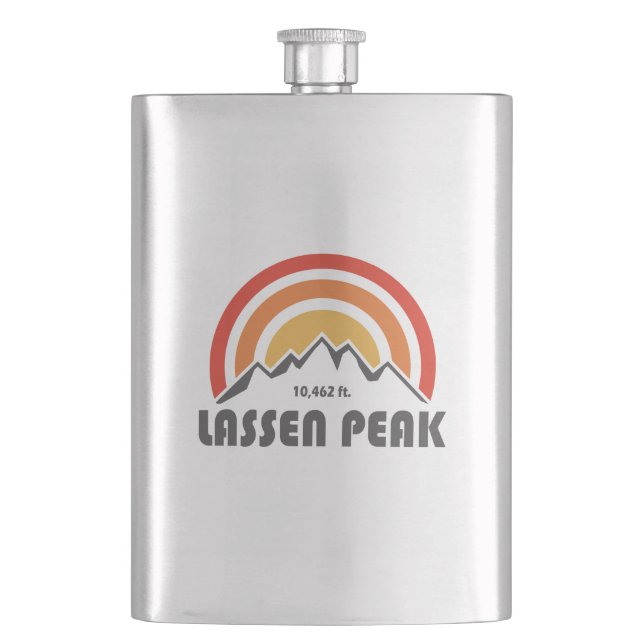 Lassen Peak Flachmann (Vorderseite)