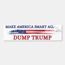 Lassen Sie Amerika Smart wieder Trumpf entleeren Autoaufkleber
