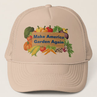 Lassen Sie Amerika wieder im Garten arbeiten Truckerkappe