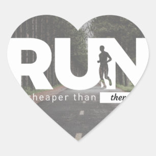Lassen Sie billigeres als Therapie-laufende Herz-Aufkleber