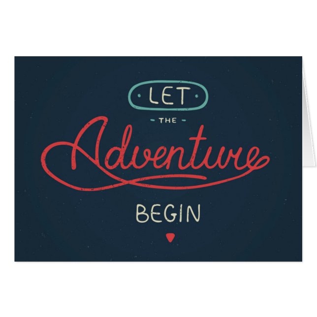 Lassen Sie das Abenteuer anfangen (Vorderseite (Horizontal))