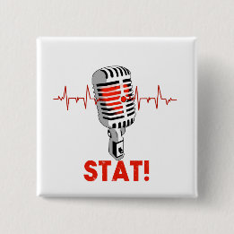 Lassen Sie das mic-Logo fallen Button