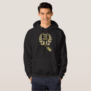 Lassen Sie das Rennenhoodie-Hebräer-12:1 - 2 Hoodie