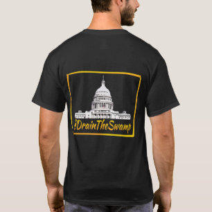Lassen Sie das zurück gedruckte Sumpft-shirt ab T-Shirt
