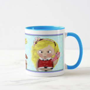 Lassen Sie den Druck anfangen Tasse