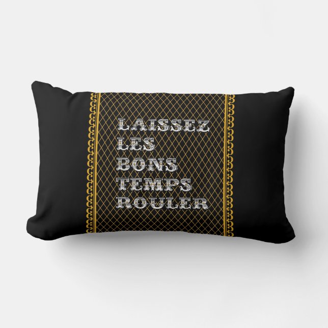 Lassen Sie den guten Zeit-Rollenkarneval Lendenkissen (Vorderseite)