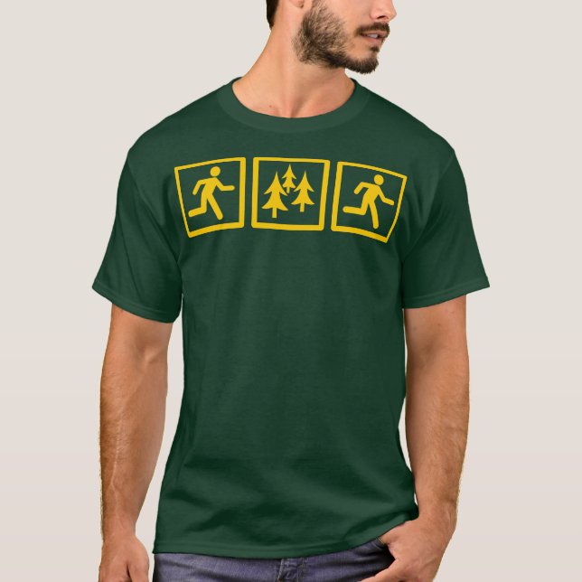 Lassen Sie der Laufmänner laufen T-Shirt (Vorderseite)