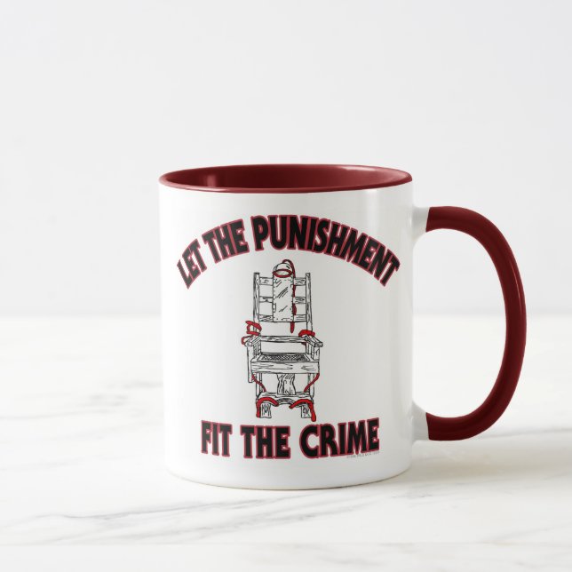 Lassen Sie die Bestrafungstanne die Verbrechen Tasse (Rechts)