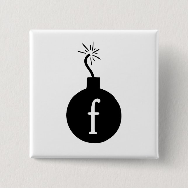 Lassen Sie die f-Bombe fallen Button (Vorderseite)