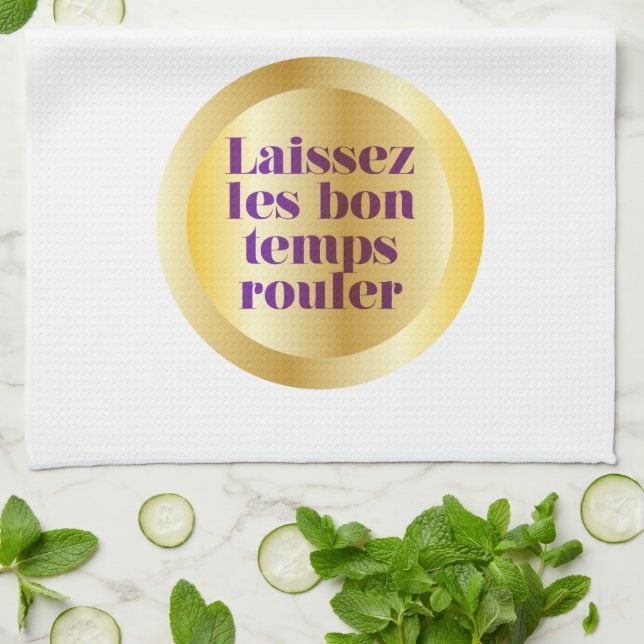 Lassen Sie die gute Zeit-Rolle Handtuch (Gefaltet)
