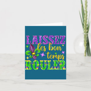 Lassen Sie die guten Zeiten rollen Illustration Karte