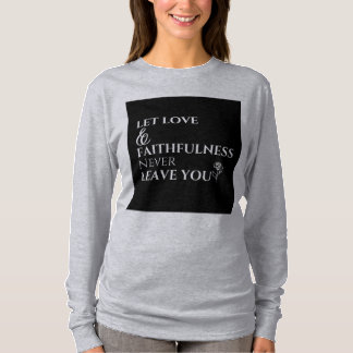 lassen Sie die lange Hülse der Liebefrauen T-Shirt