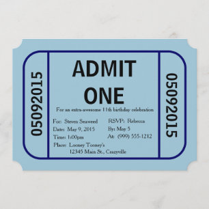 Lassen Sie eine Karten-Geburtstags-Party Einladung