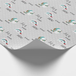 Lassen Sie es die Eisbären wackeln Papier Geschenkpapier