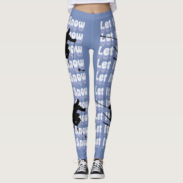 Lassen Sie es die Leggings schneien (Vorderseite)