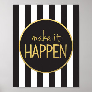 Lassen Sie es geschehen Druck Poster