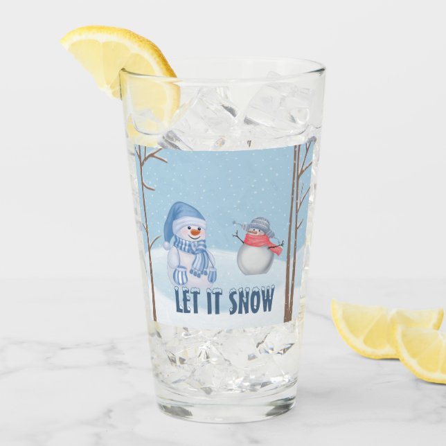 Lassen Sie es gläsernen Tumbler (Vorderseite Ice)