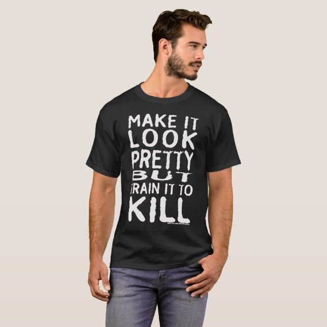 Lassen Sie es hübsch schauen aber es ausbilden, um T-Shirt (Vorne ganz)