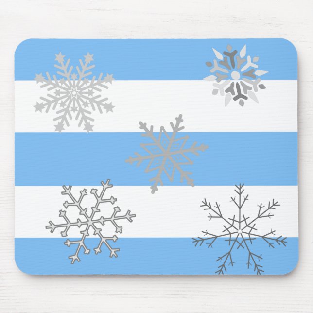 Lassen Sie es in einem Winterwunderland schneefrei Mousepad (Vorne)