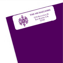 Lassen Sie es Lila schneeflattern