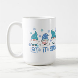 Lassen Sie es Niedlichen Gnome schneien Kaffeetasse