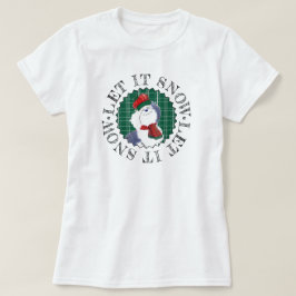 Lassen Sie es Niedlichen Schafhund gemütlich Winte T-Shirt