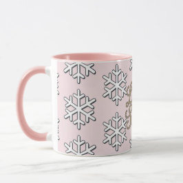 Lassen Sie es rosa Combo-Tasse schneien Tasse