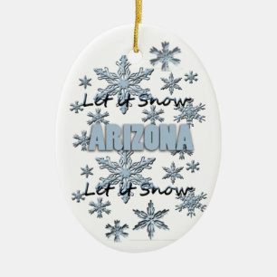 Lassen Sie es Schnee Arizona Weihnachtsschmuck