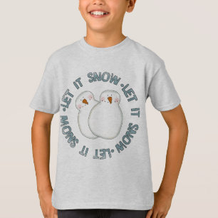 Lassen Sie es Schnee Holiday Tshirts und Geschenke