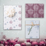 Lassen Sie es schneebeständig blau und Burgund Per Geschenkpapier Set<br><div class="desc">Das Set "Let It Snow" mit drei Schneeflocken-Schneeflocken, mit einem eleganten Schneeflockenmuster in einer raffinierten Mischung aus staubblauem und bordeauxfarbenem Blau. Fügen Sie Ihren Namen oder Ihre persönliche Nachricht hinzu, oder verließ Sie sie leer, wenn Sie es vorziehen. Diese hochwertigen Blätter verleihen Ihren Geschenken eine Touch festlichen Charmes. Sie koordinieren...</div>