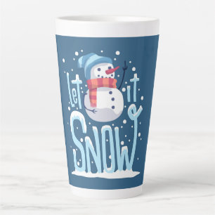 Lassen Sie es Schneemmen Milchtasse