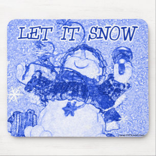 Lassen Sie es schneezucken Mousepad