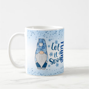 Lassen Sie es schneit Gnome Holiday Kaffee Tee Tas Kaffeetasse