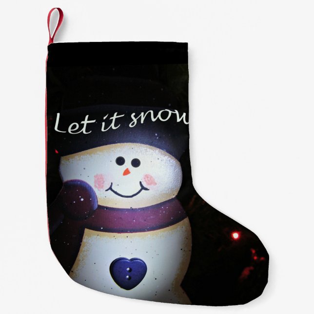 Lassen Sie es schneit Kleiner Weihnachtsstrumpf (Vorderseite)