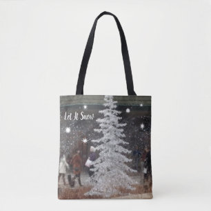 Lassen Sie es schneit Tasche