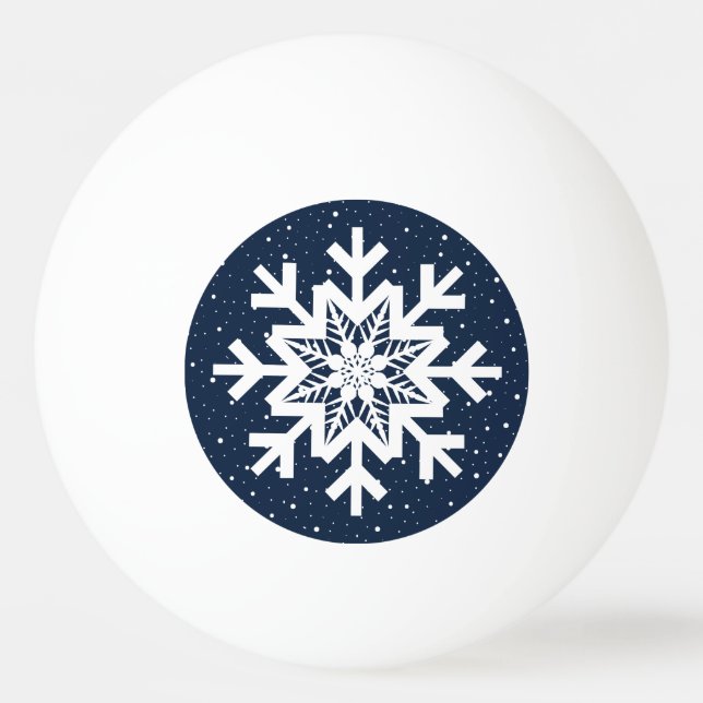 Lassen Sie es schneit Tischtennisball (Vorderseite)